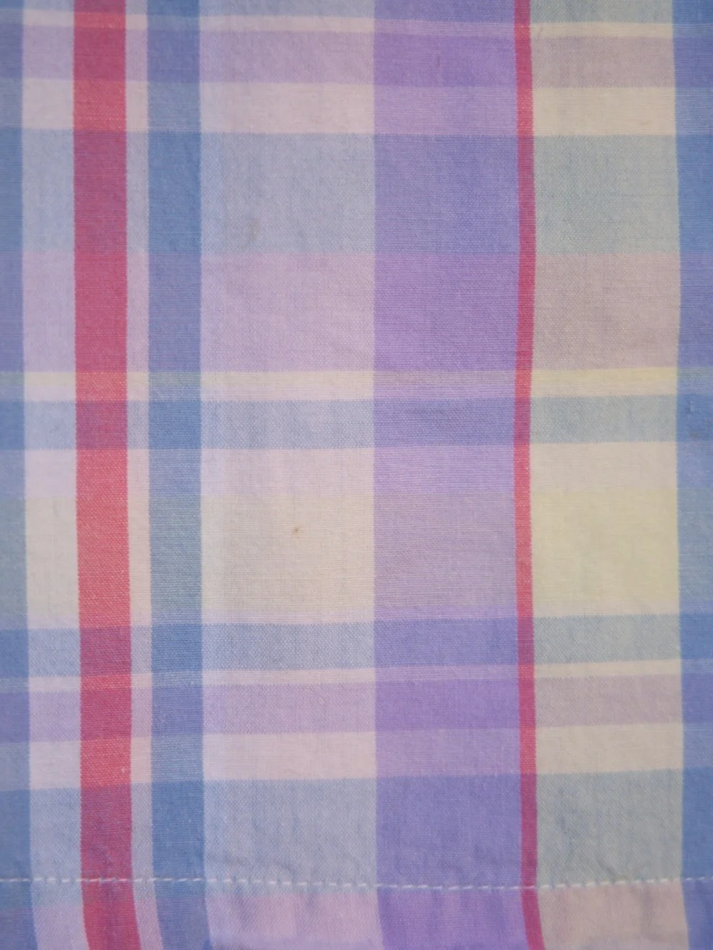 Ralph Lauren 100% Cotton Pastel Plaid Sleeveless Summer Smock Dress Kids 6Y